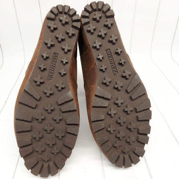 Merrell Leather Wedge Booties - Picture 3 of 12